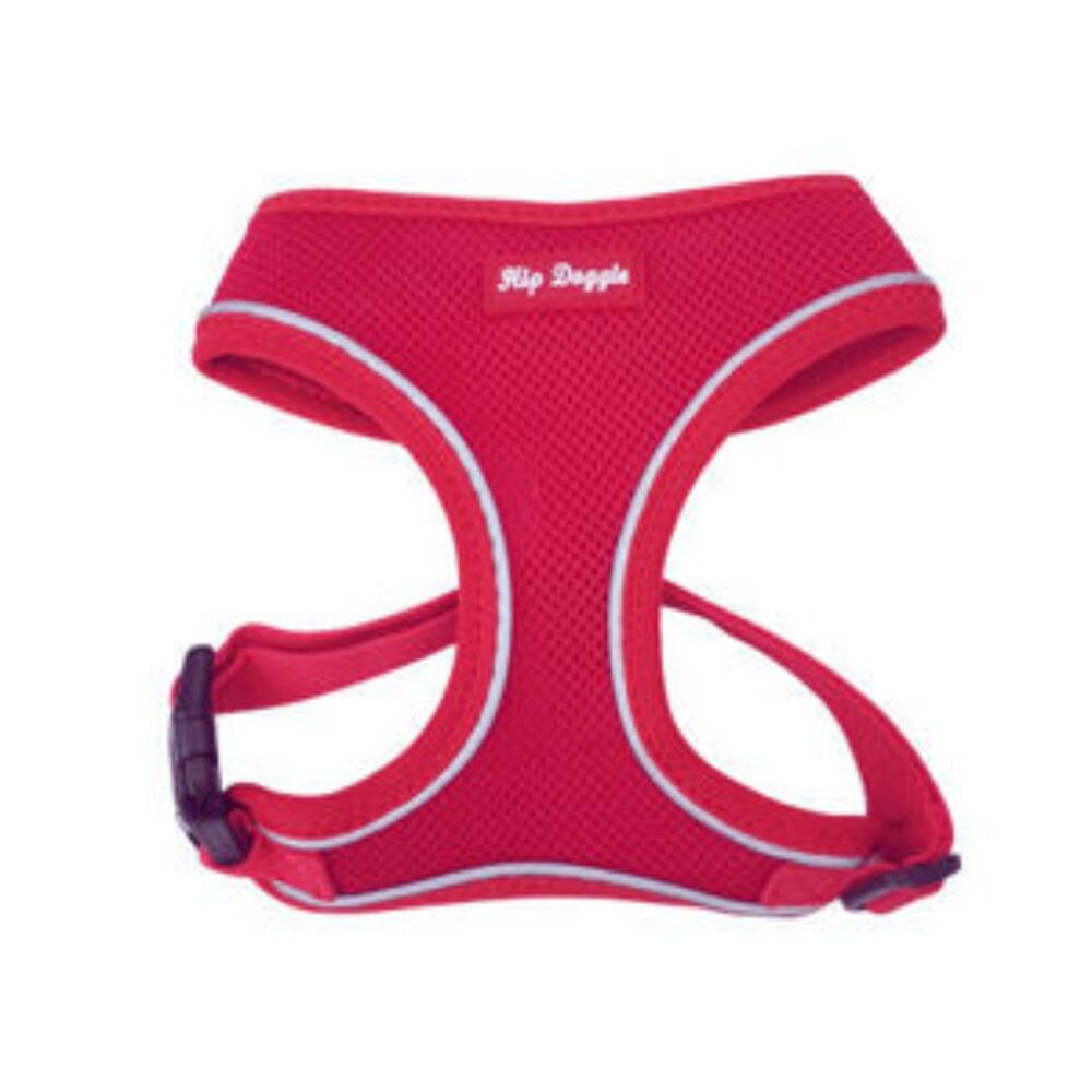 Ultra Comfort Reflective Pet Mesh Harness Vest Red